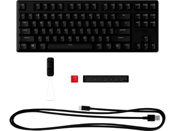 Tastatura HYPERX Alloy Origins Core PBT, HyperX Aqua - Tactile key  switch, [639N9AA#ABA] photo 6