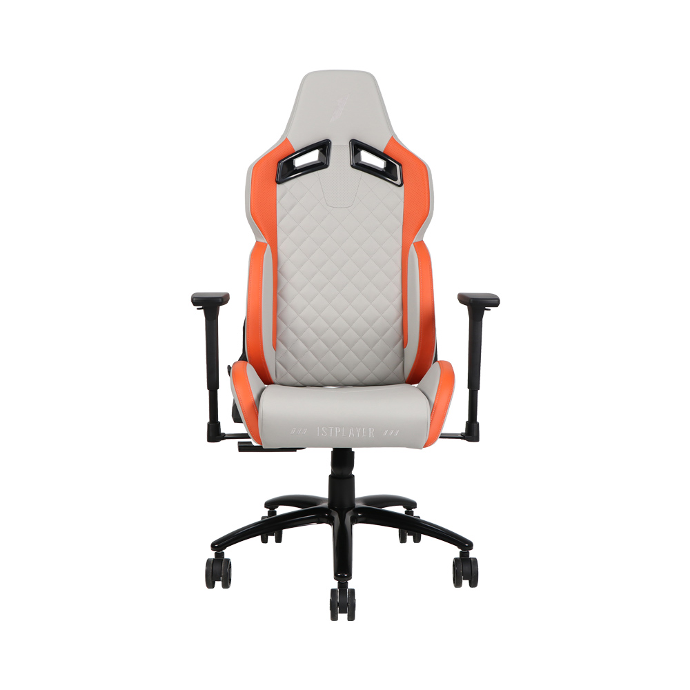 Игровое кресло 1STPLAYER DK2 PRO/ 160kg/  3D armrest/ Gray&Orange photo 2