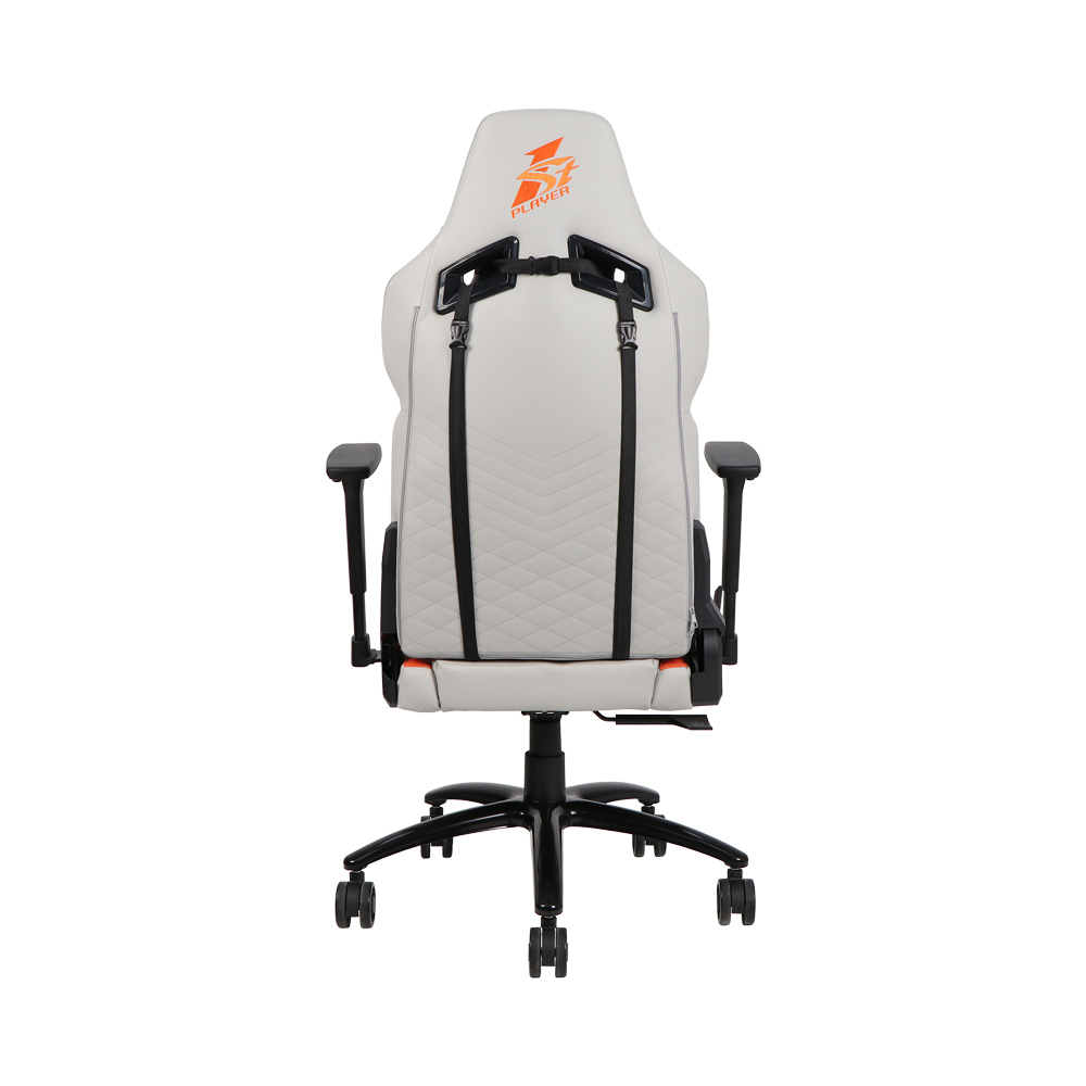 Игровое кресло 1STPLAYER DK2 PRO/ 160kg/  3D armrest/ Gray&Orange photo 4