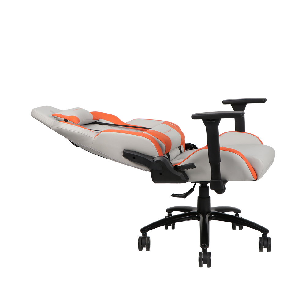 Игровое кресло 1STPLAYER DK2 PRO/ 160kg/  3D armrest/ Gray&Orange photo 5