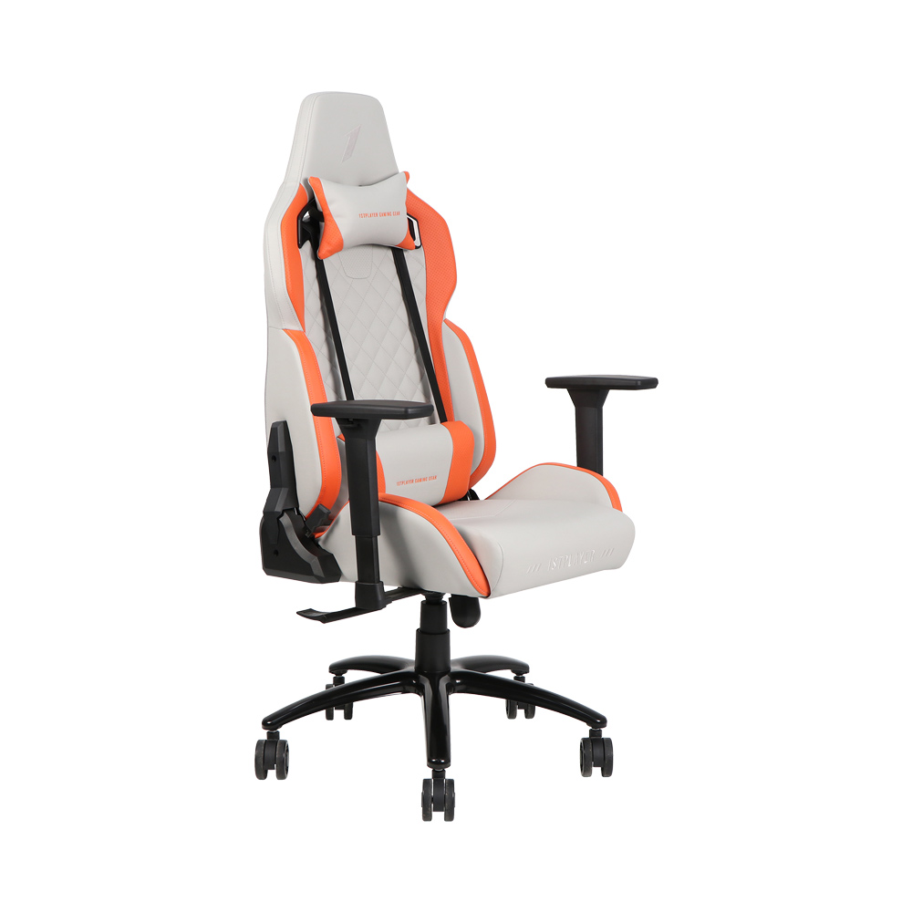 Игровое кресло 1STPLAYER DK2 PRO/ 160kg/  3D armrest/ Gray&Orange photo 6