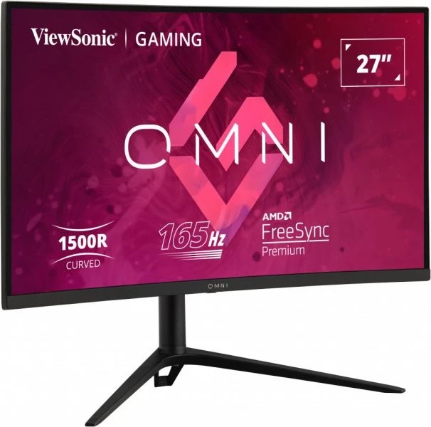 27.0” Monitor Gaming VIEWSONIC VX2718-2KPC-MHDJ/ 2K/ Curved/ 1ms/ 165Hz/ Black photo 2
