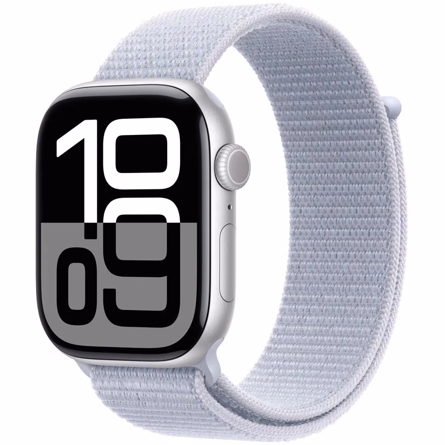 Smart watch Apple Watch Series 10 GPS 42mm Silver Aluminium Case with Blue Cloud Sport Loop (MWWD3QI/A)