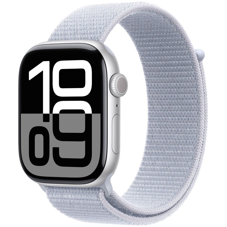 Smart watch Apple Watch Series 10 GPS 42mm Silver Aluminium Case with Blue Cloud Sport Loop (MWWD3QI/A) 1 GB 1.77 photo 1