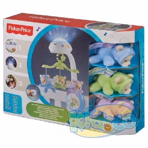 Fisher Price CDN41 Carusel Cu Proiectie Butterfly Dreams 3-In-1