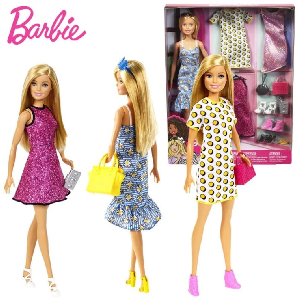 Mattel GDJ40 Barbie Papusa Fashionista cu accesorii photo 1
