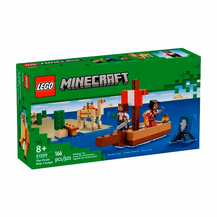 Lego Minecraft Путешествие на пиратском корабле 21259