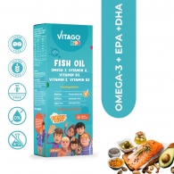 Витамин Vitago Kids Fish Oil / Omega-3, EPA, DHA / 150ml Сироп  thumbnav 1