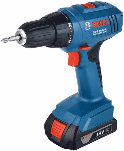 Аккумуляторная дрель-шуруповерт Bosch GSR 1800 Li Alpha  (06019A8306) + 25 bit