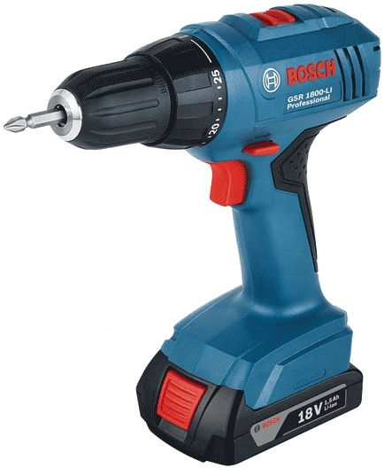 Аккумуляторная дрель-шуруповерт Bosch GSR 1800 Li Alpha  (06019A8306) + 25 bit photo 1