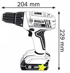 Аккумуляторная дрель-шуруповерт Bosch GSR 1800 Li Alpha  (06019A8306) + 25 bit photo 3