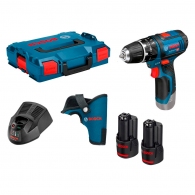 Дрель-шуруповерт Bosch GSB 12V-15 2x2.0Ah, 06019B6906 thumbnav 3