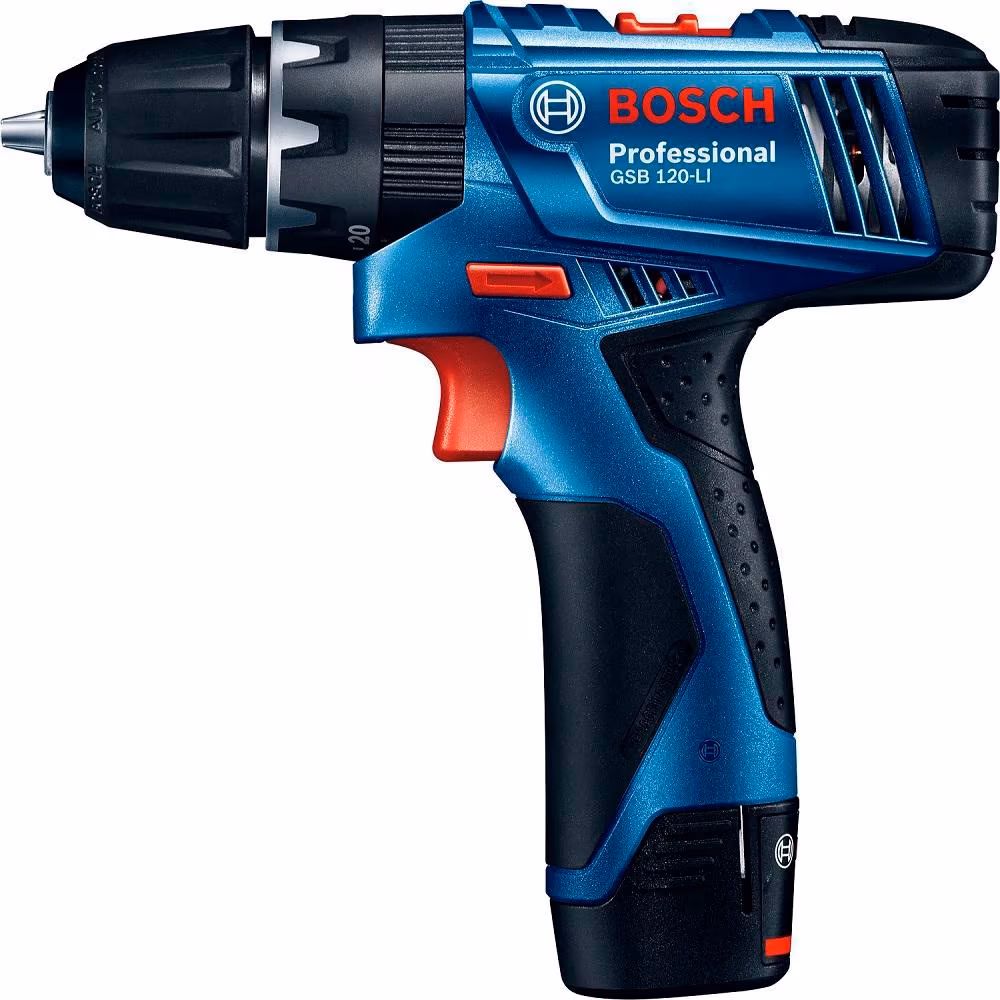 Surubelnita cu acumulator litiu-ion Bosch GSB 120Li 2x1.5Ah, 06019F3006