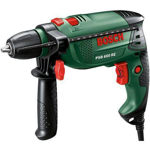Дрель ударная Bosch PSB 650 RE P&L, 0603126206 photo 1