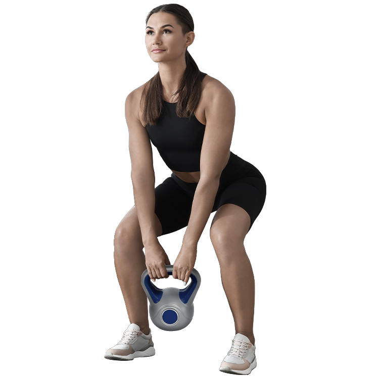 Greutate 12 kg YORK Vinyl Kettlebell photo 2