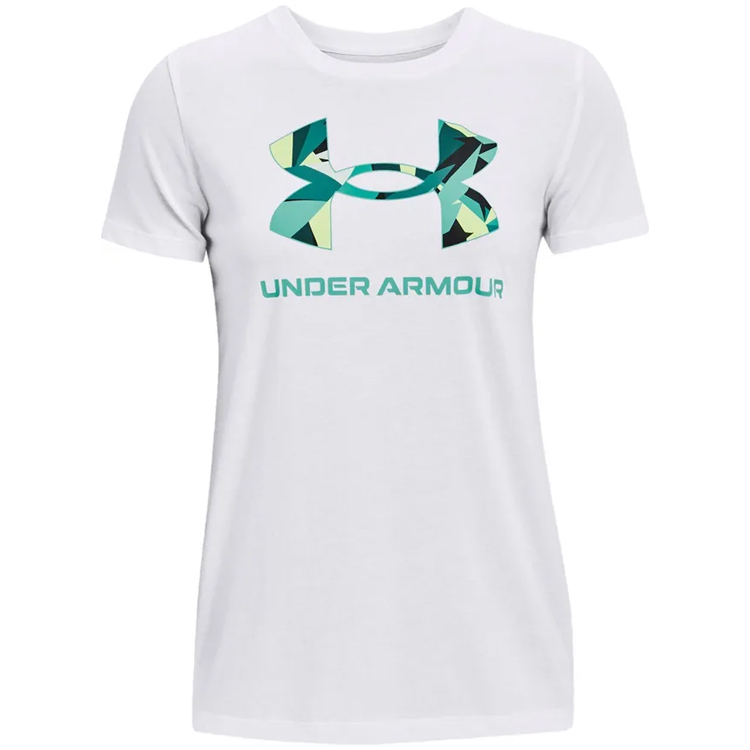 Tricou Under Armour LIVE SPORTSTYLE GRAPHIC SSC XS Alb Femei photo 2