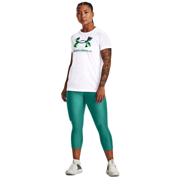 Tricou Under Armour LIVE SPORTSTYLE GRAPHIC SSC XS Alb Femei photo 5