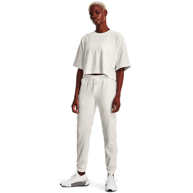Pantaloni Under Armour Journey Terry Pant L Alb Femei photo 5