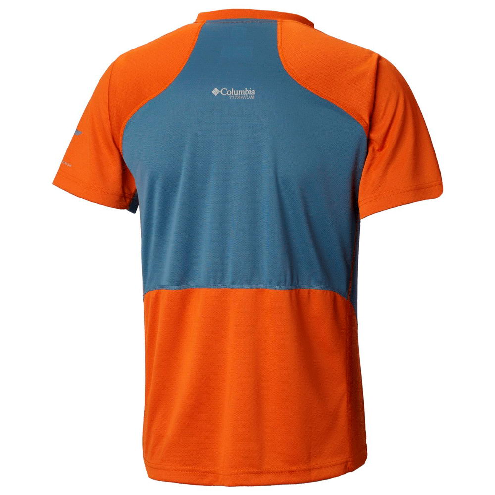 Футболка мужская Columbia Titan Trail Short Sleeve Shirt S Оранжевый photo 2