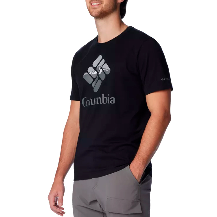 Футболка мужская Columbia M Rapid Ridge Graphic Tee S Черный photo 5
