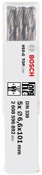 Set de burghie Bosch HSS-G8x75,2608596906 photo 2