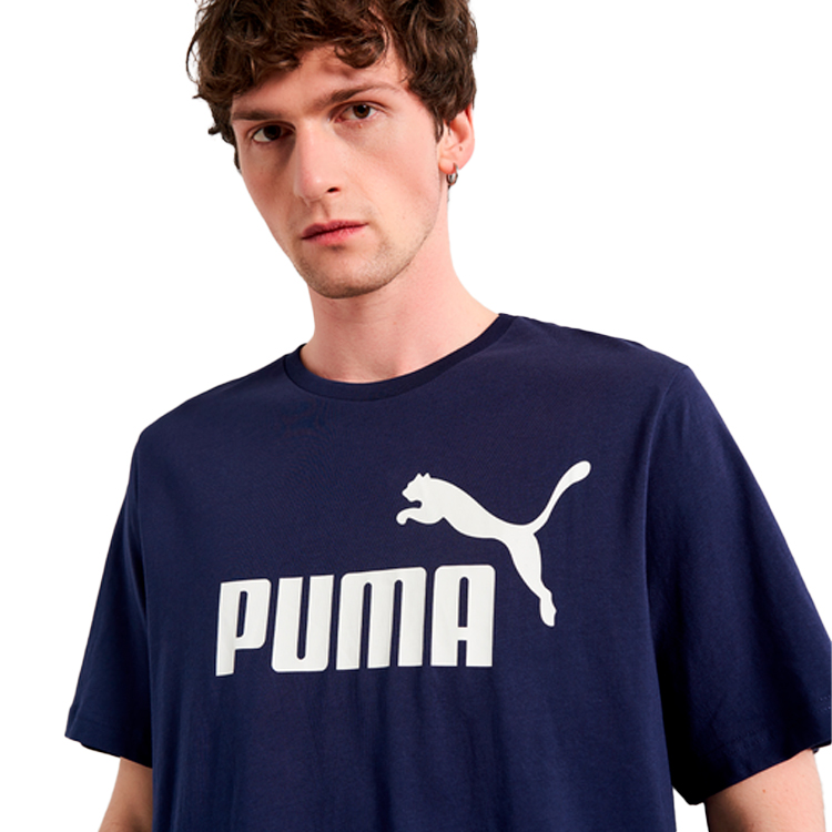 Футболка мужская Puma ESS Logo Tee S Синий photo 2