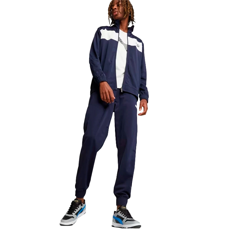 Trening pt Barbati Puma Poly Suit cl S Albastru photo 3