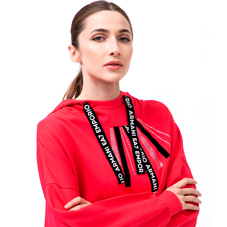Hanorac EA7 EMPORIO ARMANI FELPA XS Roz Femei photo 3