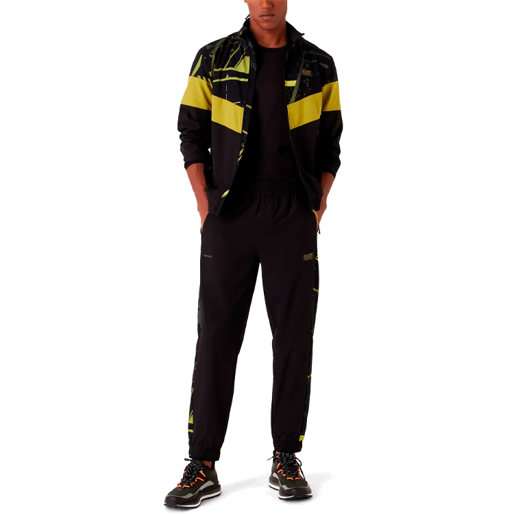 Trening pt Barbati EA7 EMPORIO ARMANI TRACKSUIT S Negru-galben photo 5