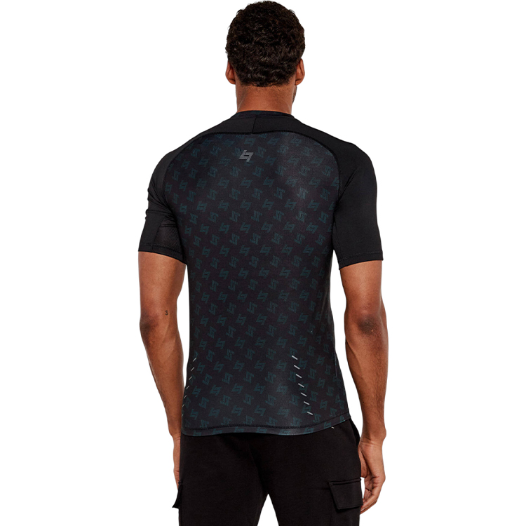 Tricou bărbătesc EA7 EMPORIO ARMANI VIGOR7 M TEE SS GRAPHIC XS Negru photo 3
