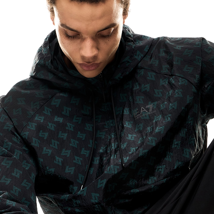 Костюм мужской EA7 EMPORIO ARMANI VENTUS7 M T-SUIT HOODIE FZ CH S Черный photo 4