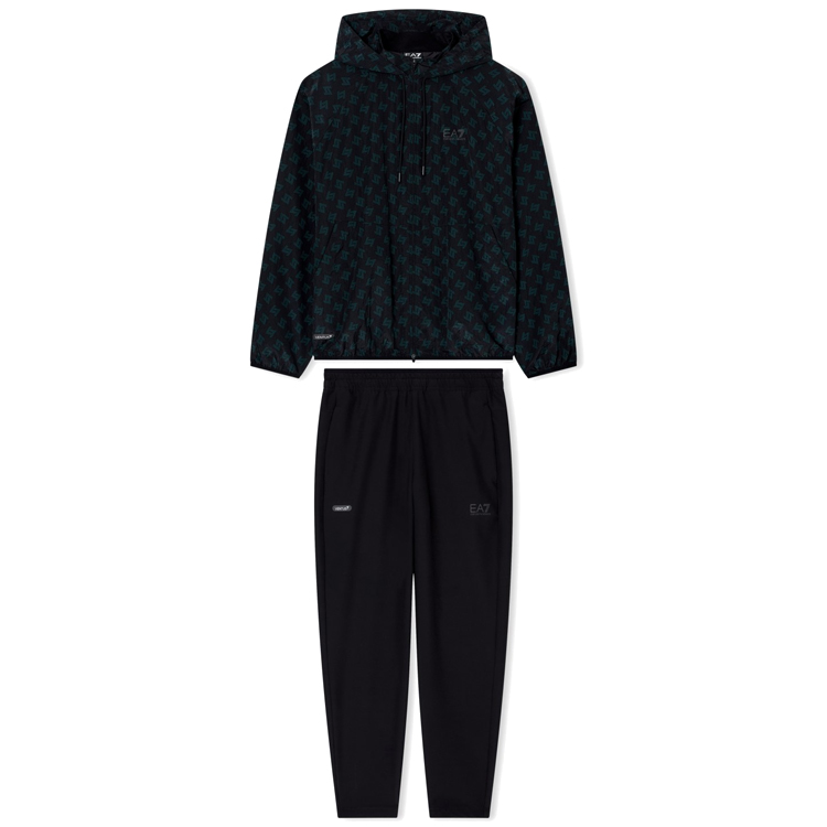 Костюм мужской EA7 EMPORIO ARMANI VENTUS7 M T-SUIT HOODIE FZ CH S Черный photo 5