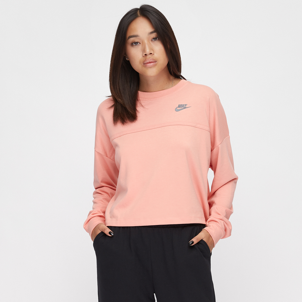 Nike W NSW CREW JRSY M Roz Femei photo 3