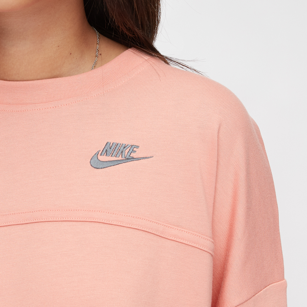 Nike W NSW CREW JRSY M Roz Femei photo 4