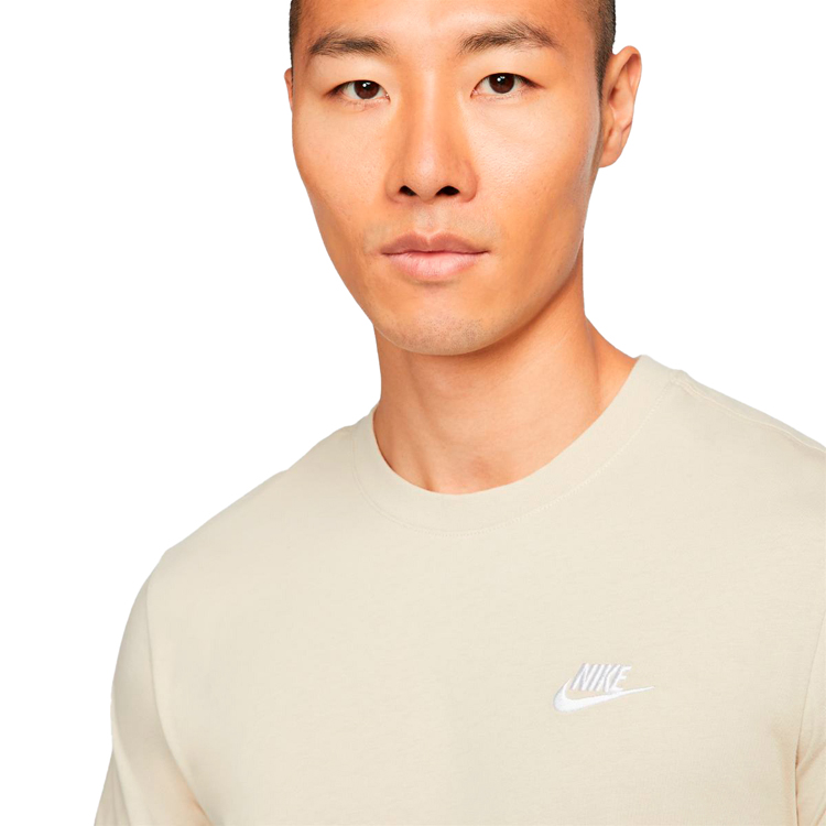 Футболка мужская Nike M NSW CLUB TEE S Бежевый photo 2