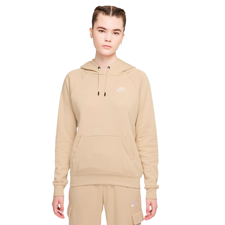 Hanorac Nike W NSW ESSNTL HOODIE PO FLC L Bej Femei photo 5