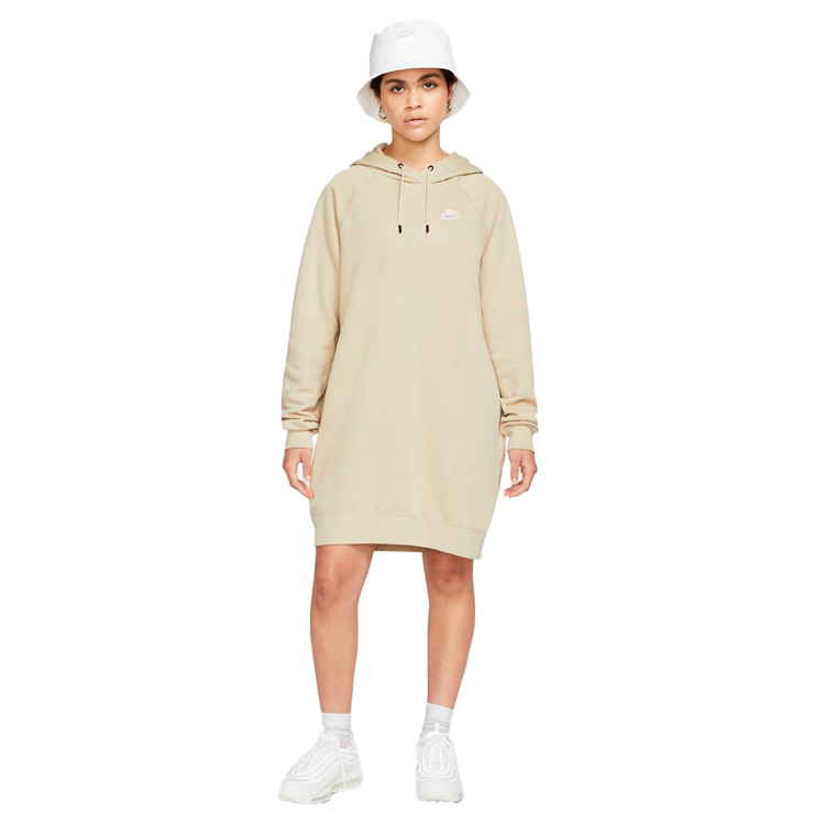 Платье Nike W NSW ESSNTL FLC DRESS XS Бежевый Женский photo 2