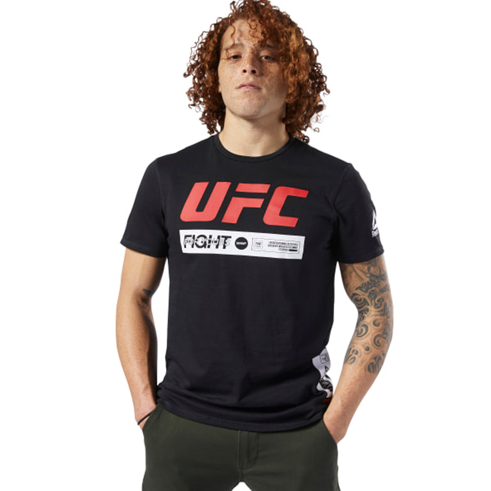 Tricou bărbătesc Reebok UFC FG FIGHT WEEK TEE S Negru photo 3