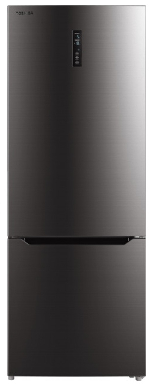 Холодильник двухдверный TOSHIBA GR-RB440WE-DMJ(06) / 416 л / 188 см / A++ / Серый photo 1