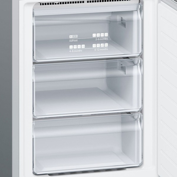 Frigider cu doua usi Siemens KG39NVL306 / 366 l / 203 cm / A++ / Gri photo 4