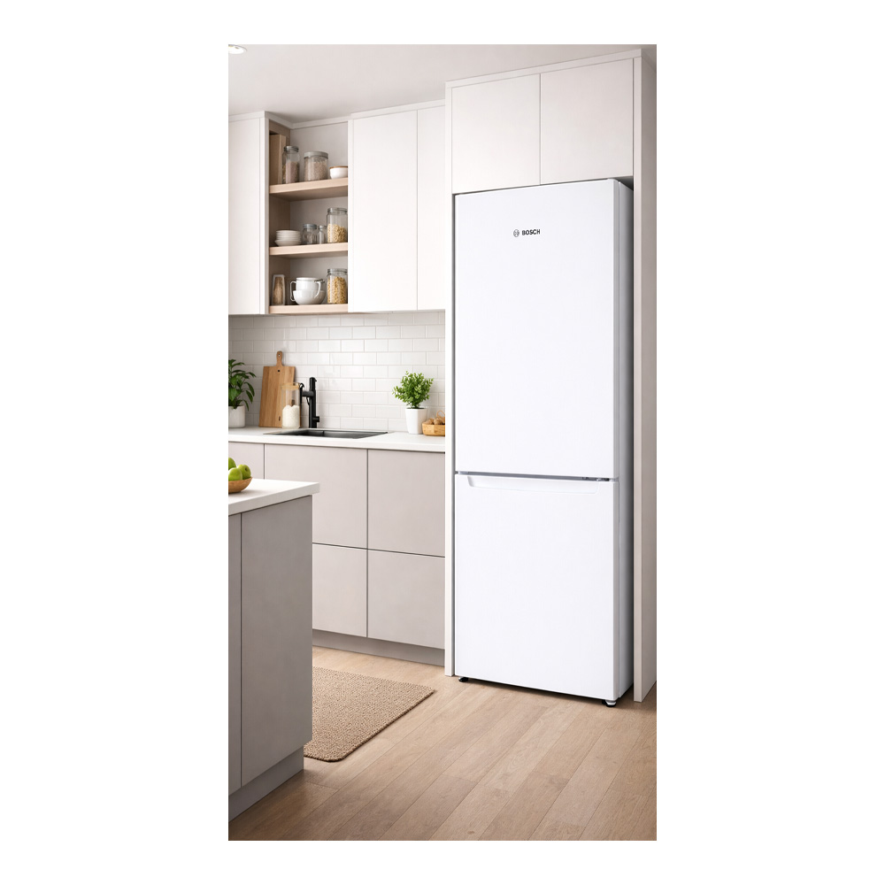 Холодильник двухдверный Bosch KGN36NW306 / 302 л / 186 см / E / Белый photo 7