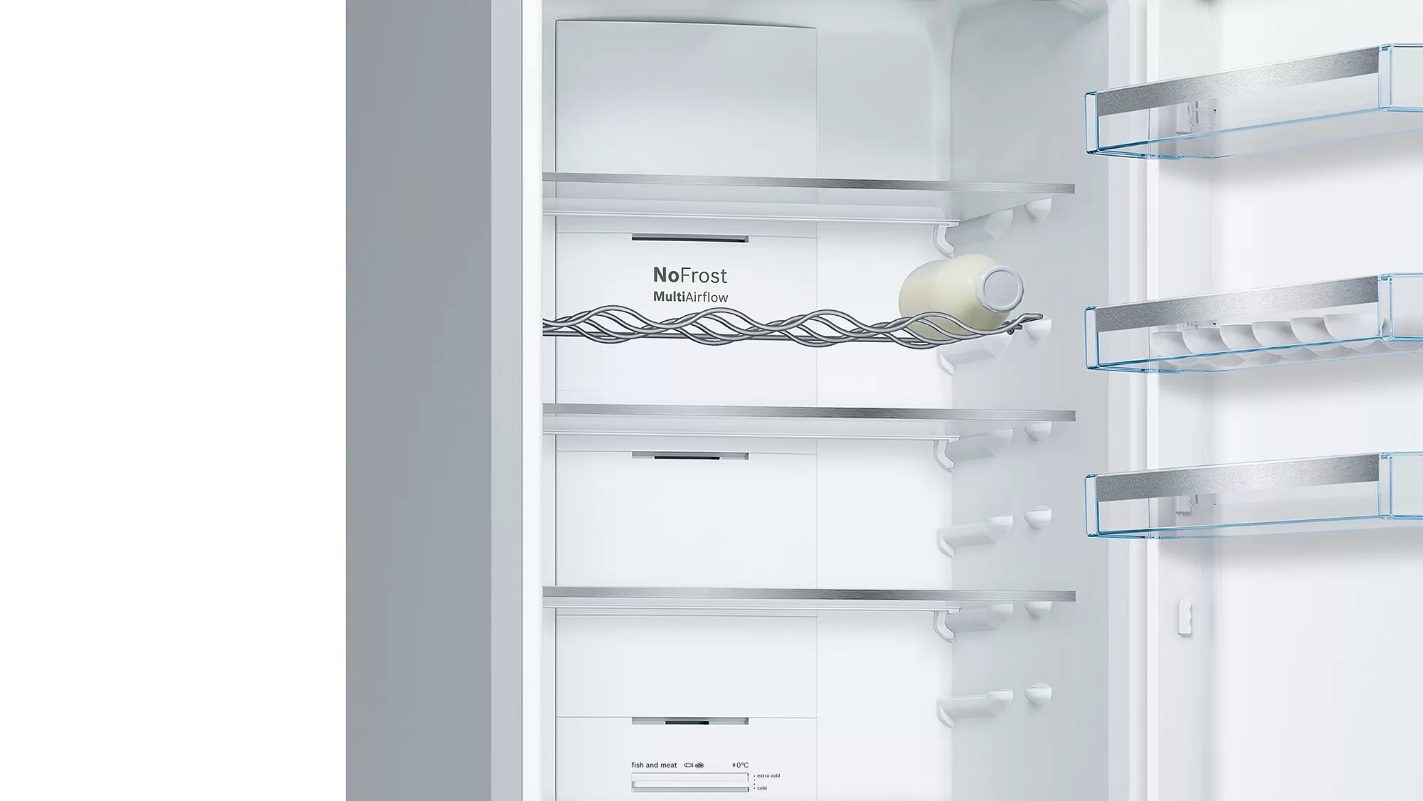 Frigider cu doua usi Bosch KGN39IJ306 / 400 l / cm / F  photo 6