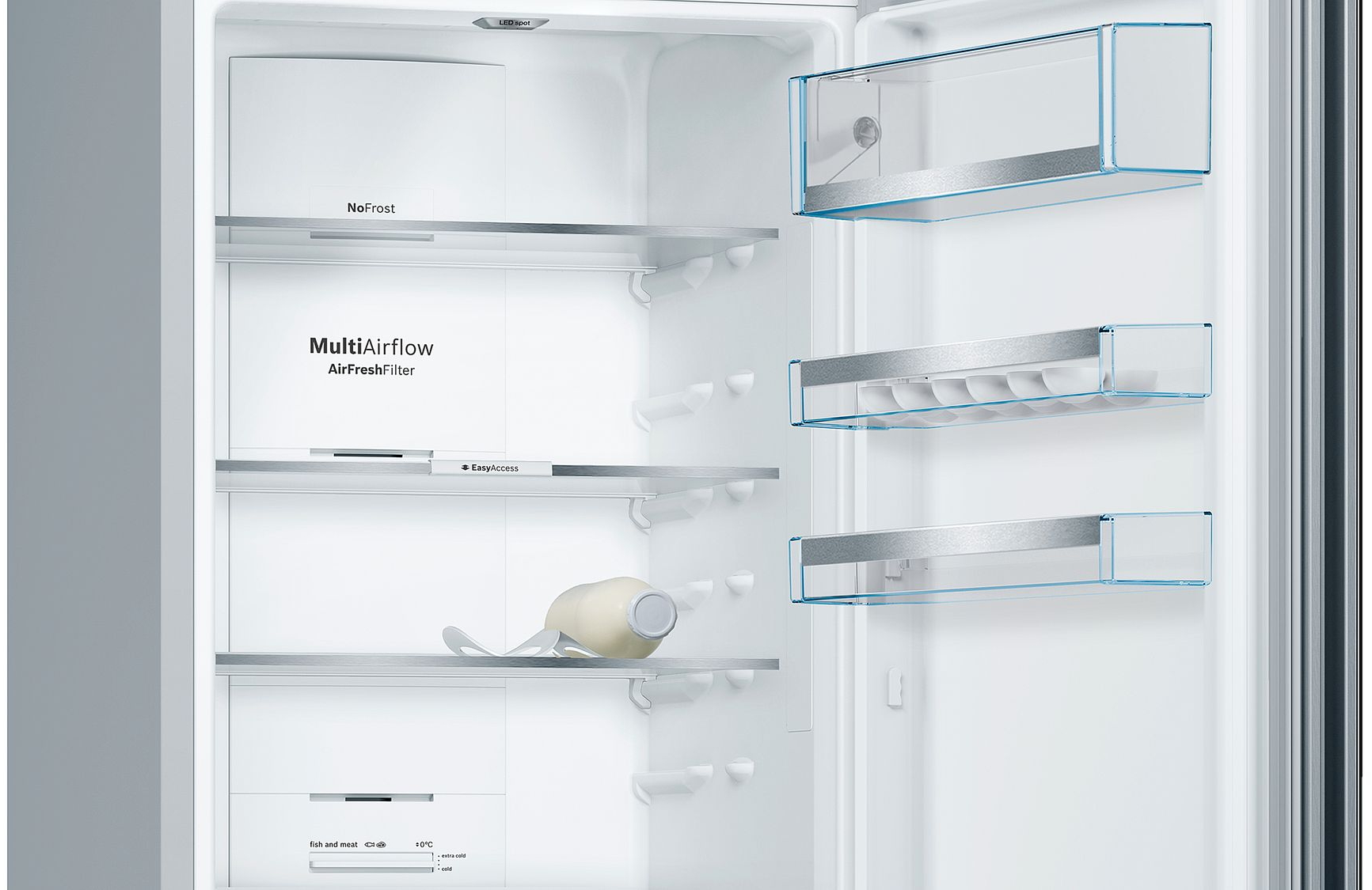 Frigider cu doua usi Bosch KGN39LB306 / 366 l / 203 cm / A++  photo 4