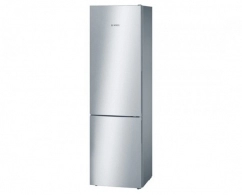 Холодильник с нижней морозильной камерой Bosch KGN39VL306, 366 л, 203 см, A++, Серебристый