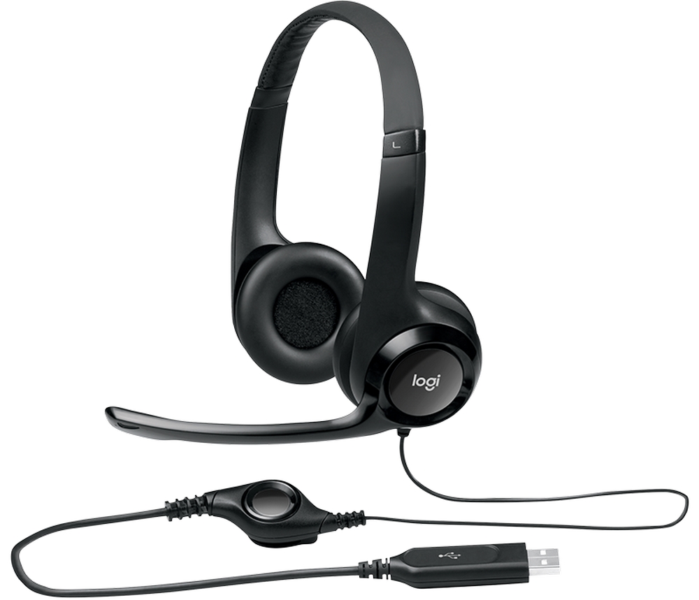 Căști Logitech Negru Cu fir / / Negru photo 2