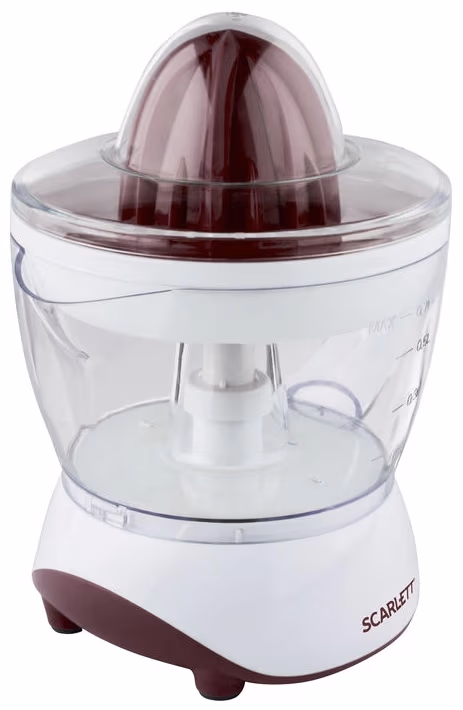 Соковыжималка цитрусовая Scarlett SC-JE50C06, 0.7 л, 25 Вт, 1 скоростей, Белый