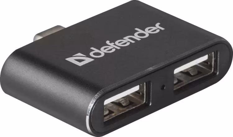 USB Hub Defender Quadro Dual Type C  USB3.1  2 ports