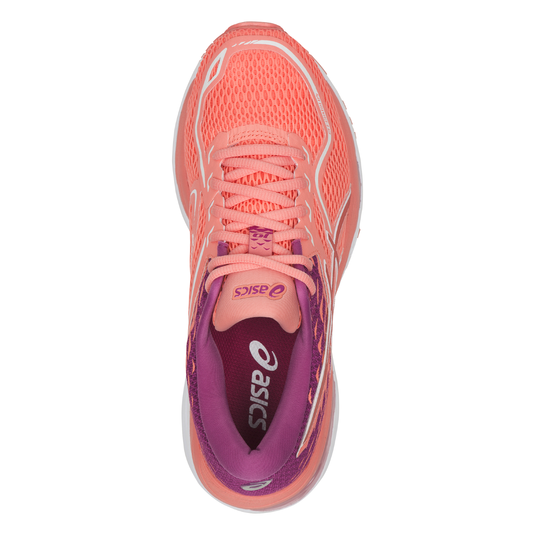 Кроссовки Asics GEL-CUMULUS 19 / Женский / 37.5 / Оранжевый/Фиолетовый photo 2