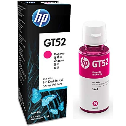 HP GT52 (M0H55AE) Magenta Original Ink Bottle (~8,000 pages), (for HP Ink Tank 115, HP Ink Tank 315/319, HP Ink Tank Wireless 415/419, DeskJet G5810/G5820)