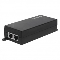 EDIMAX GP-101IT, Gigabit PoE+ Injector, IEEE 802.3af/at compliant, Data and power carried over the same cable up to 100 meters, Supports PoE PSE devices up to 30W, plastic case